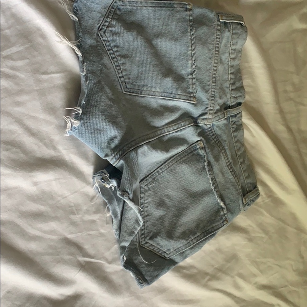 Agolde Button Fly Jaime High Rise Shorts - image 2